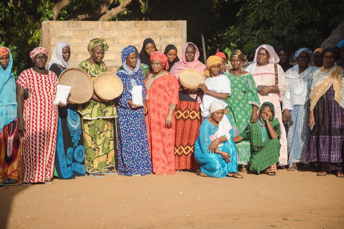 Un groupe de femmes, région de Kédougou